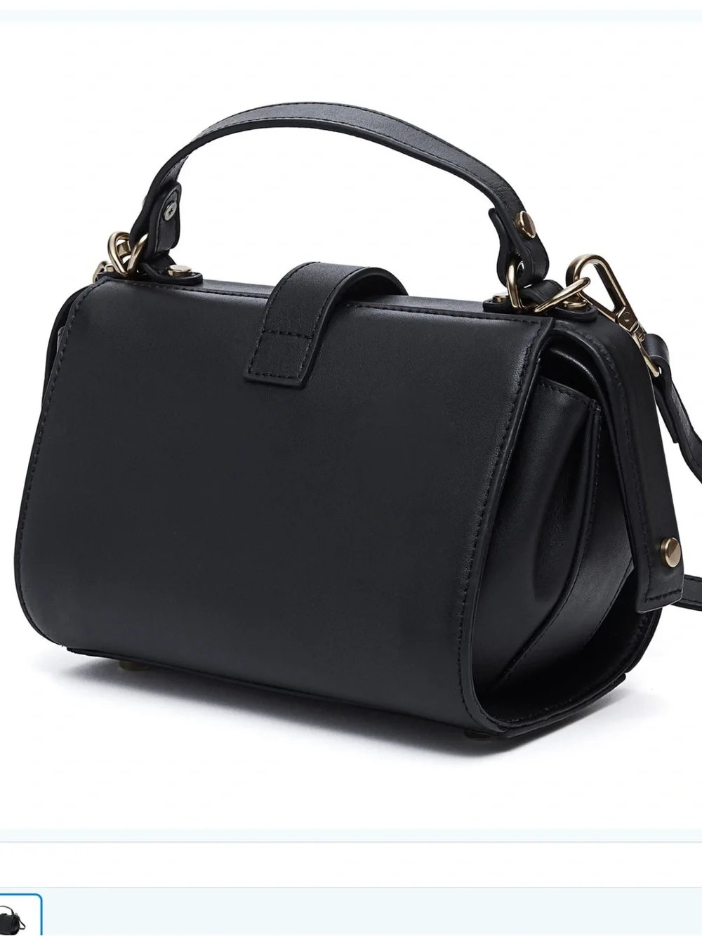 ❤️ BOLVAINT  ELOISE NOIR CLASPED BAG